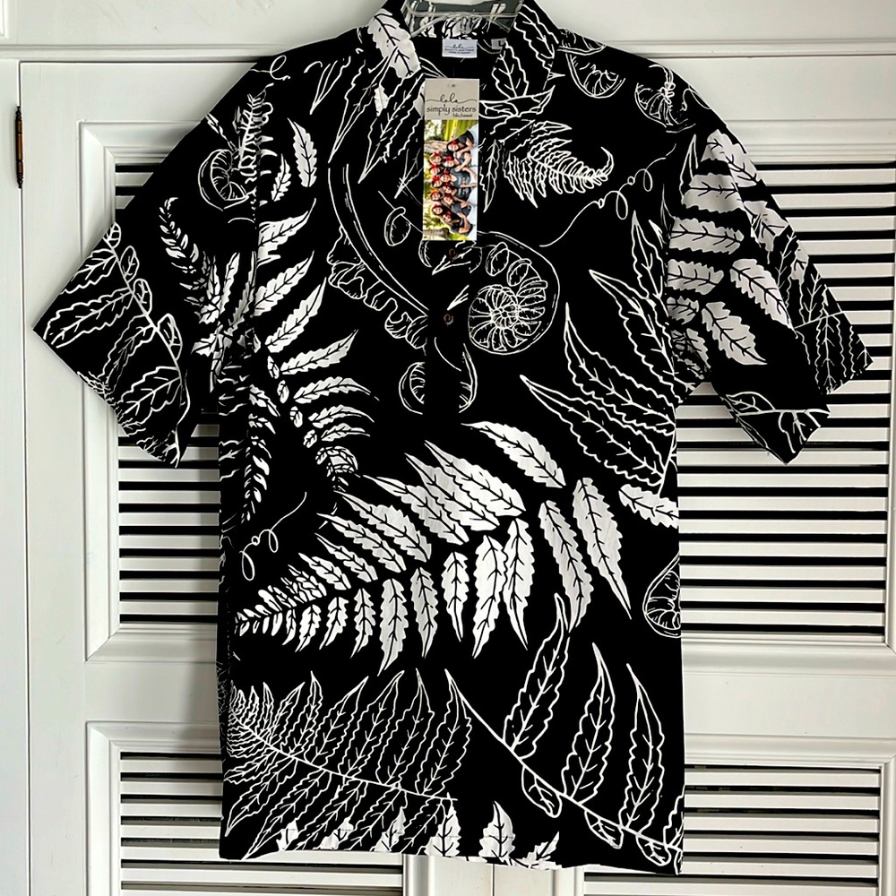 🌺Simply Sisters by Lola Miller Men’s Aloha Shirt NWT